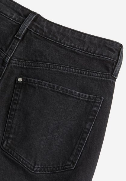 Жіночі прямі високі джинси Slim H&M (57179) W34 Чорні 57179 фото