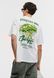 Мужская футболка с принтом Loose Fit H&M (58067) S Белая 58067-s фото 3